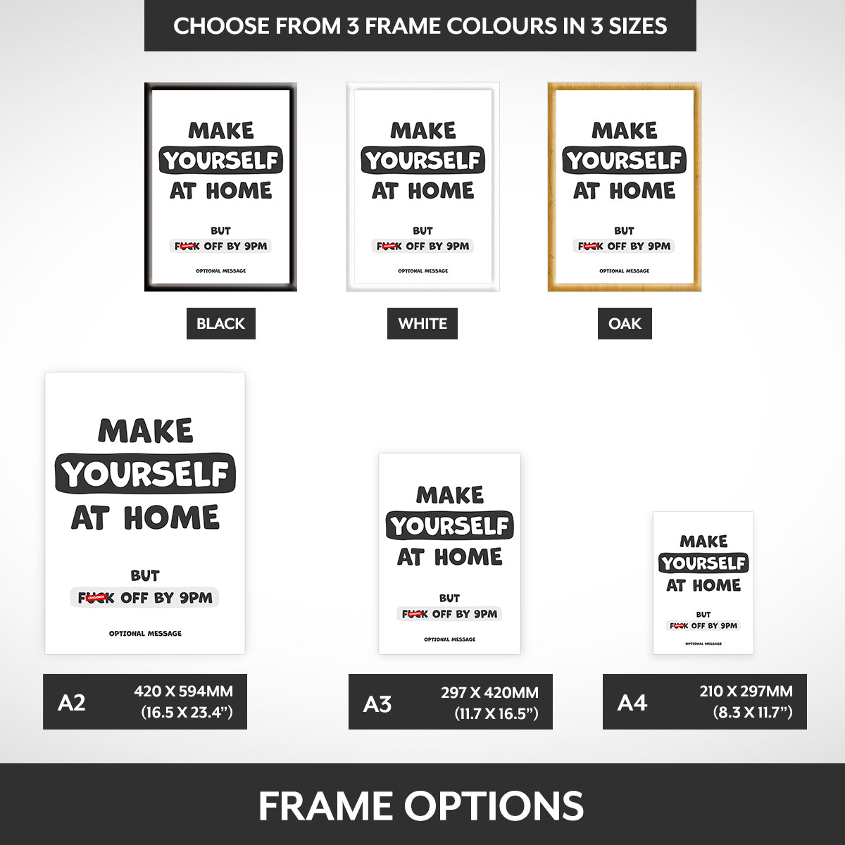 Frame options