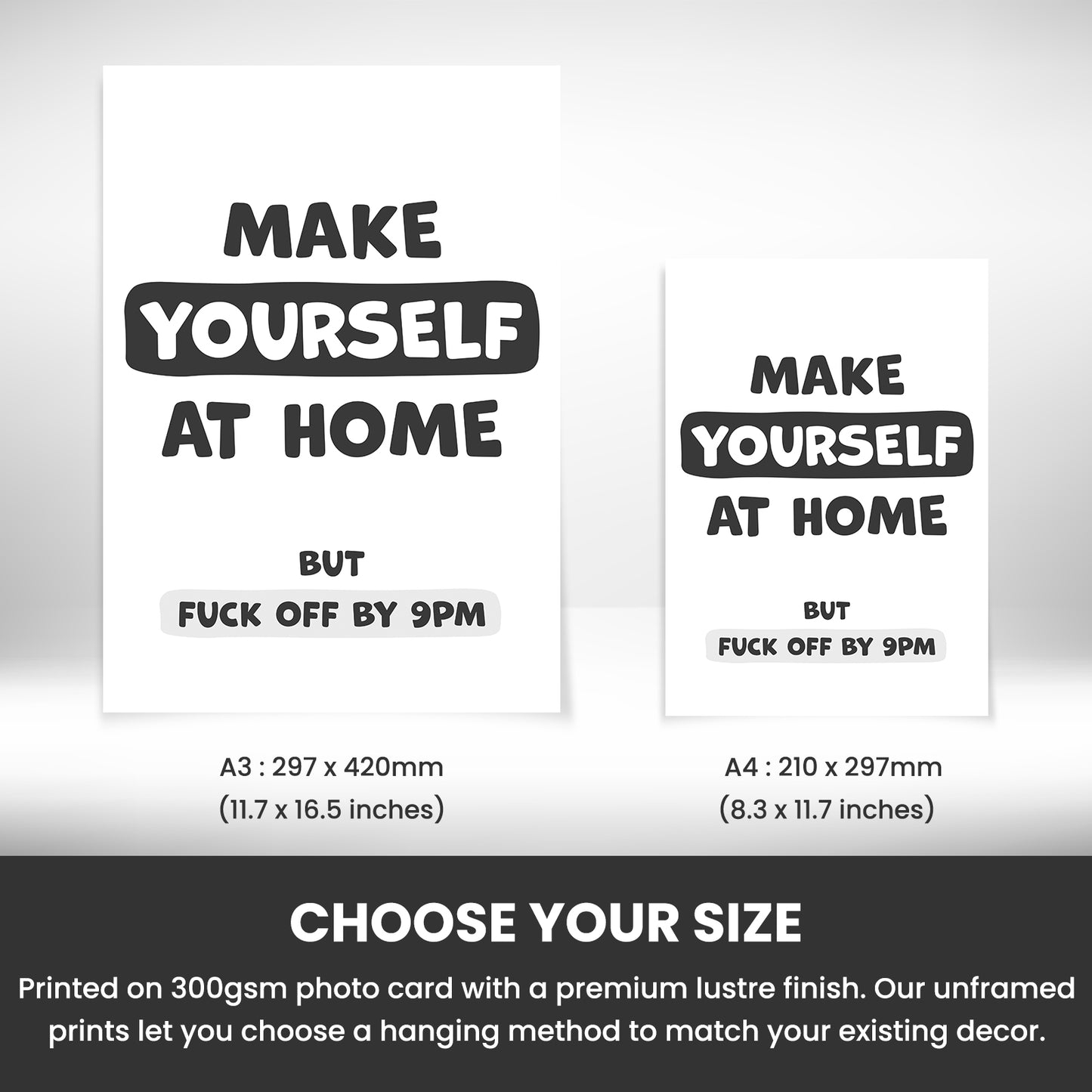 The size of this wall art for hallway and stairs is 7 x 5" when folded