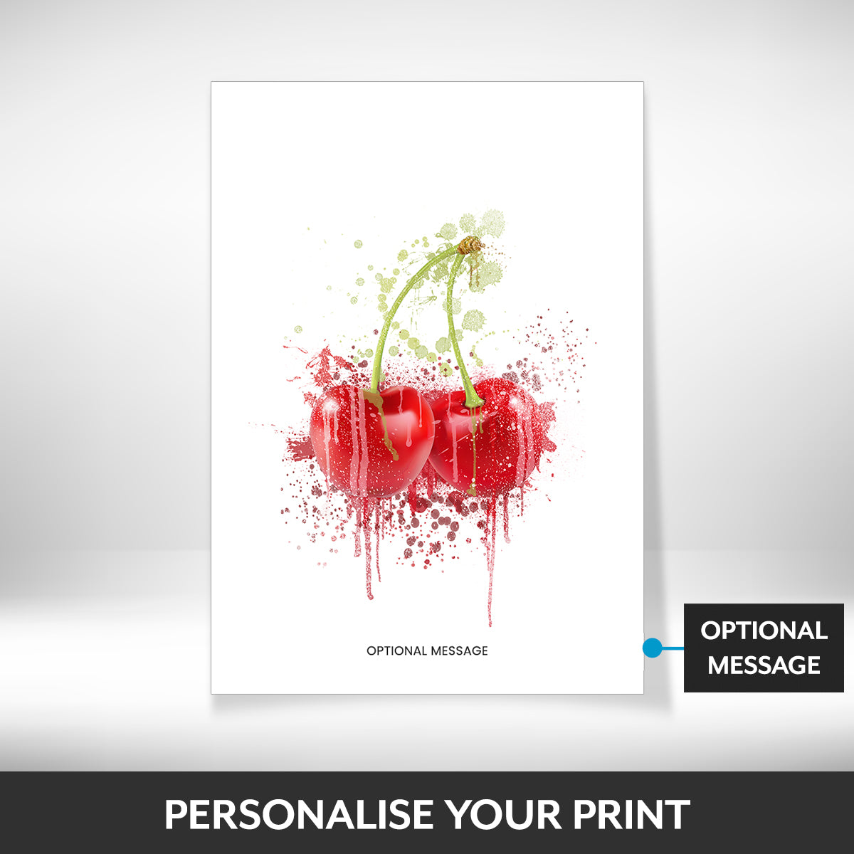 What can be personalised on this pictures for kitchen walls