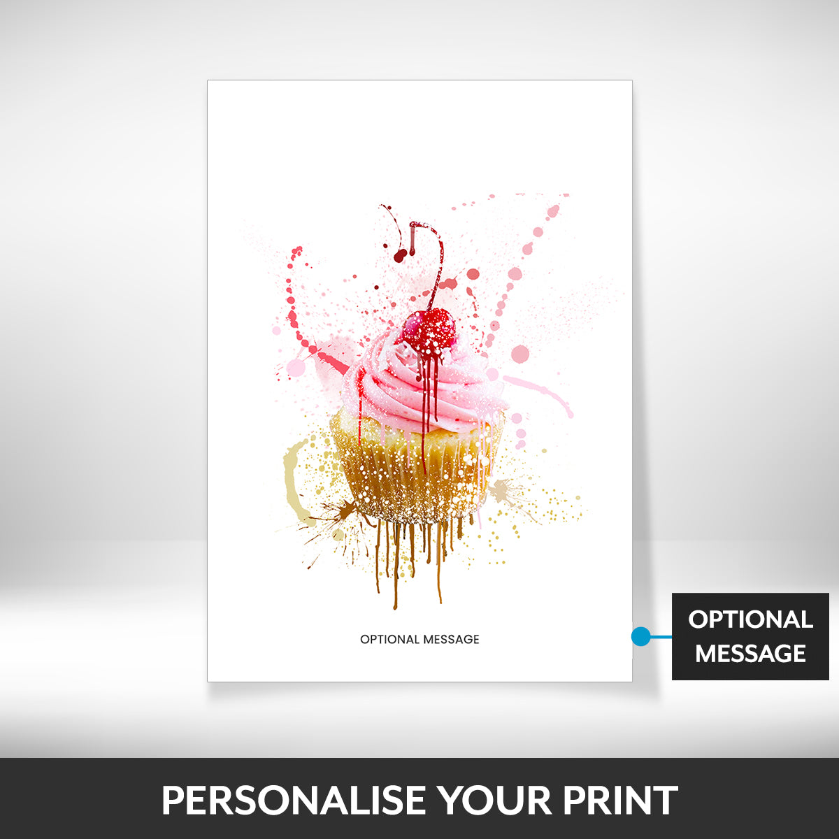 What can be personalised on this pictures for kitchen walls