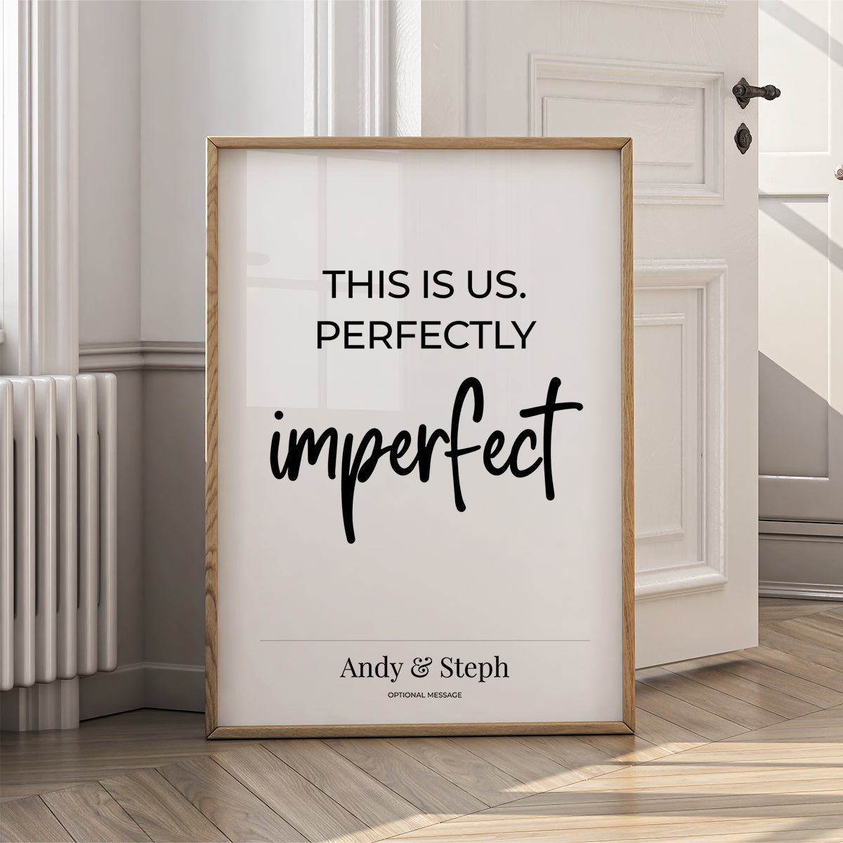 Couples Affirmation Poster - Perfectly Imperfect - {VARIATION}