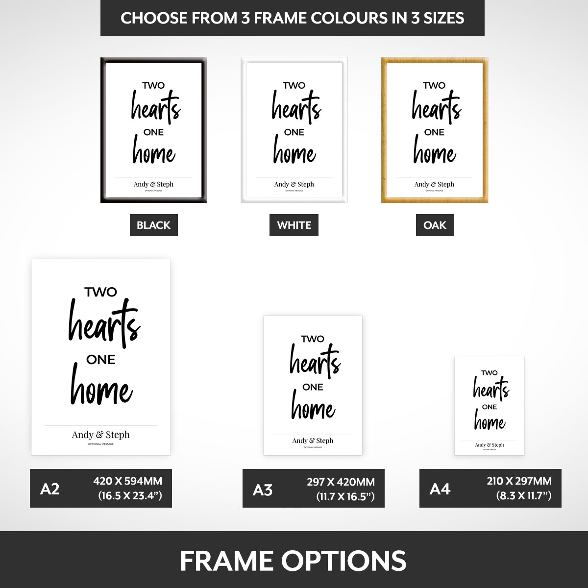 Frame options