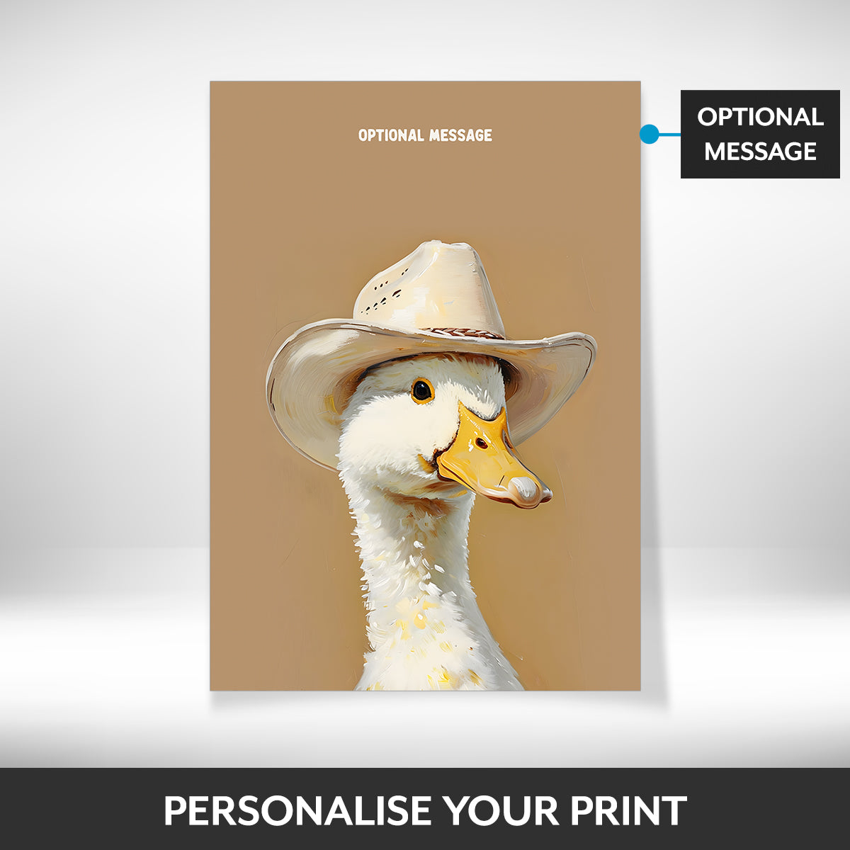 What can be personalised on this spring wall art