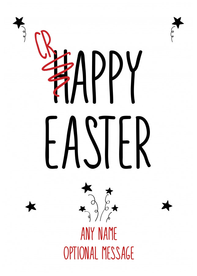 Funny Easter Card for Adults - Have a Crappy Easter