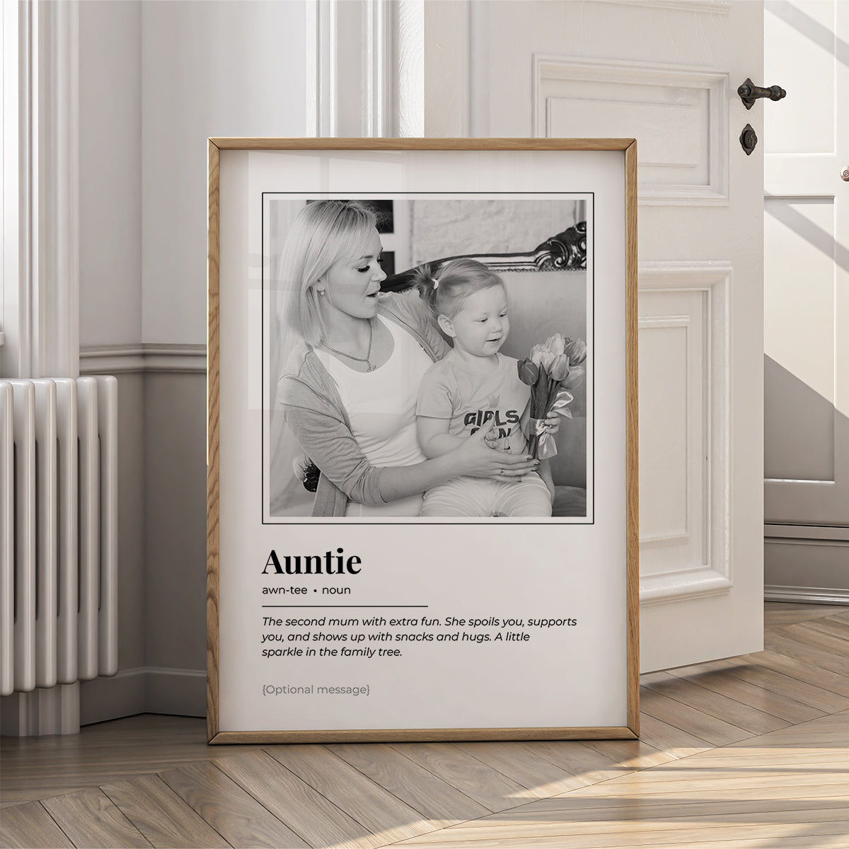 Personalised Wall Art Print for Auntie - Definition Poster - {VARIATION}