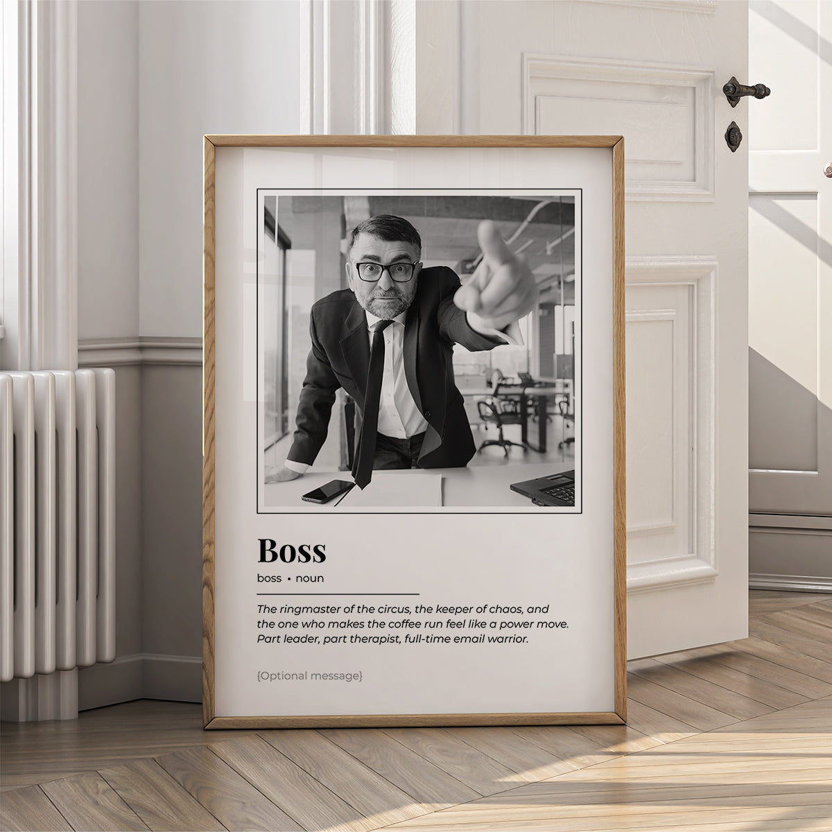 Personalised Wall Art Print for Boss - Definition Poster - {VARIATION}