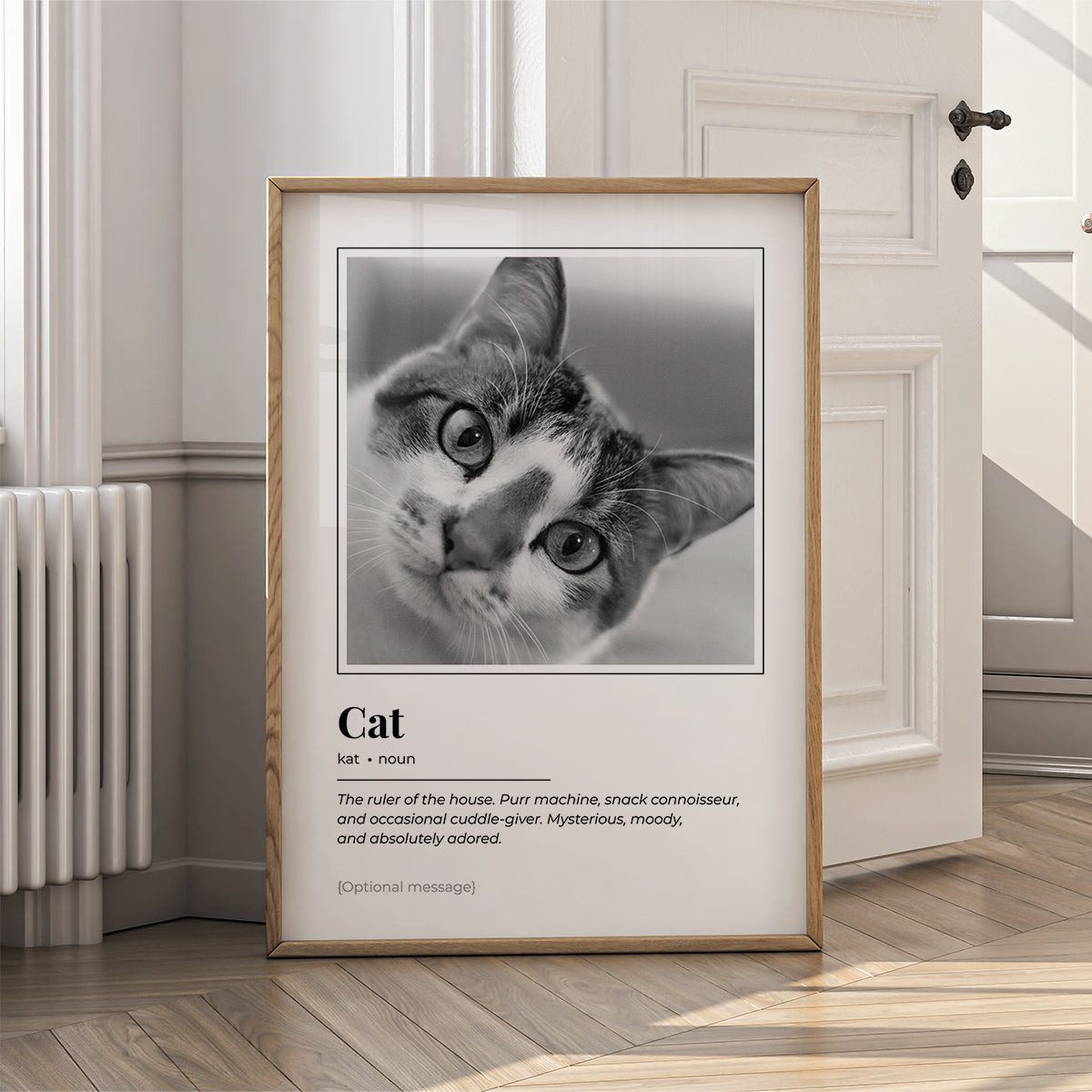 Personalised Wall Art Print for Cat - Definition Poster - {VARIATION}