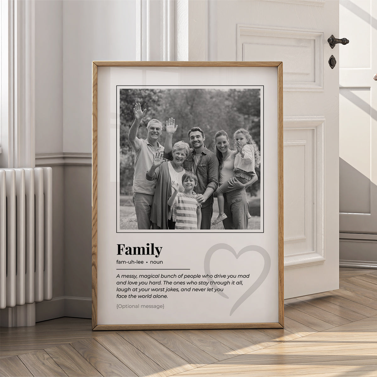 Personalised Wall Art Print for Family - Definition Poster - {VARIATION}