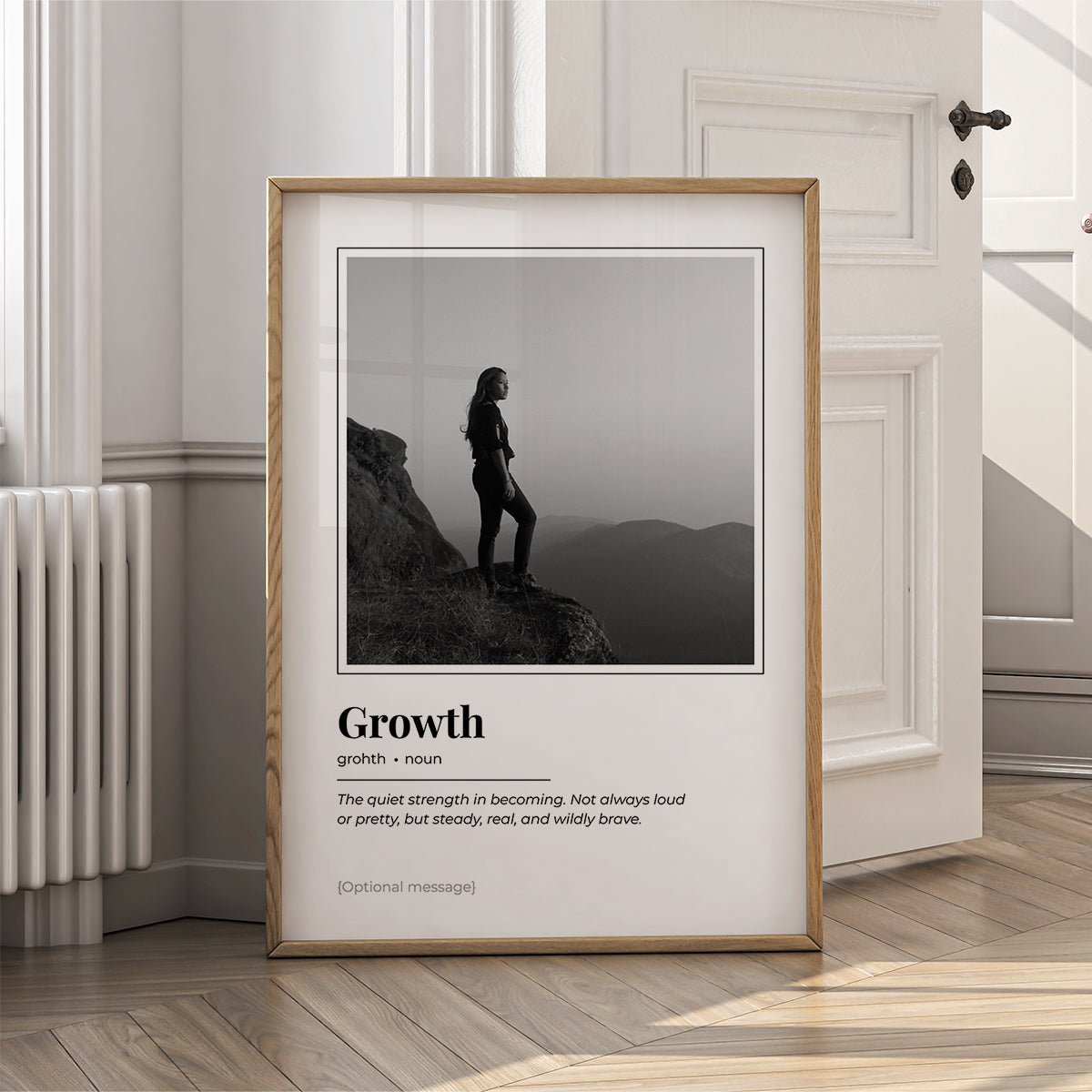 Motivational Wall Art Print - Growth Dictionary Style Definition Poster - {VARIATION}