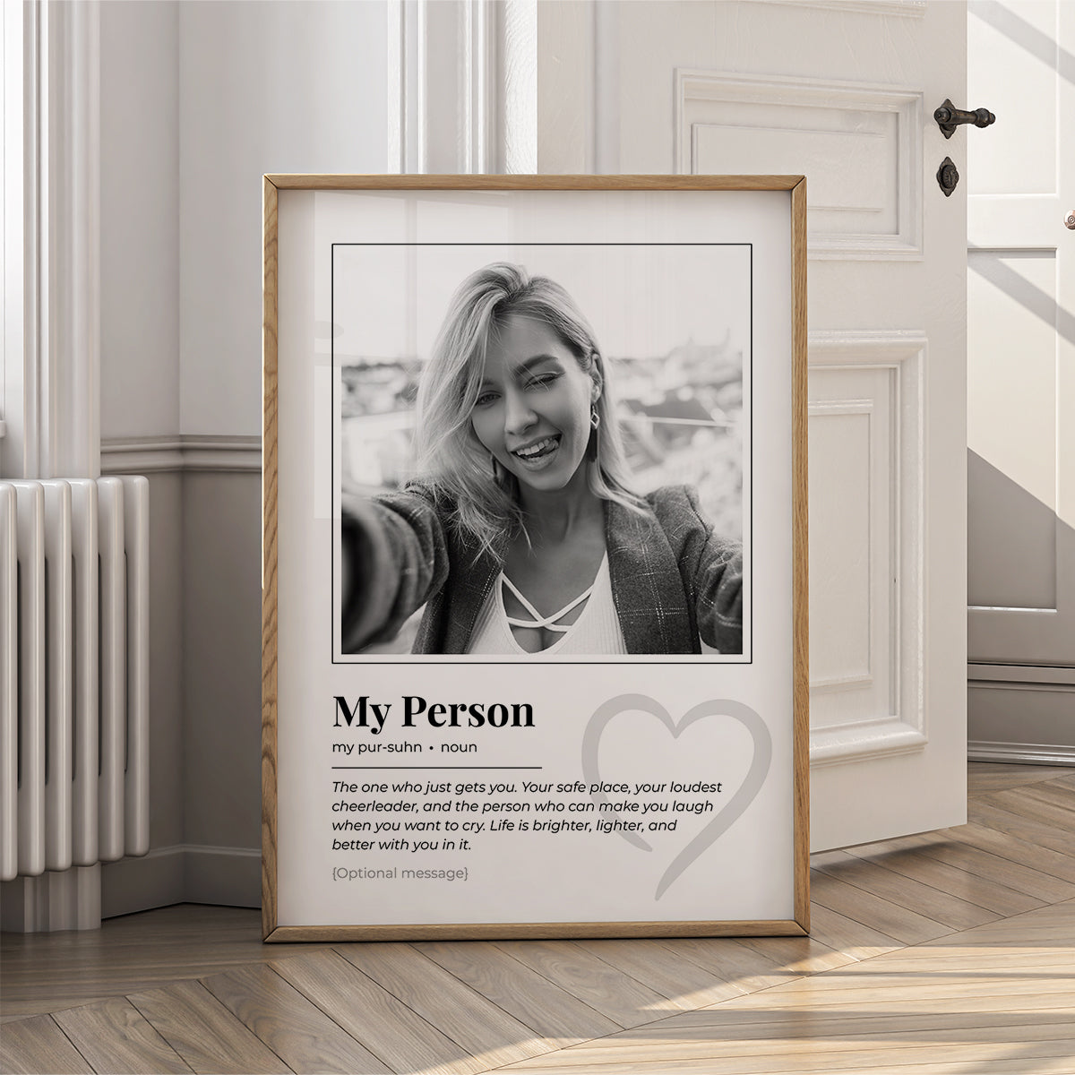 Personalised Wall Art Print for My Person - Definition Poster - {VARIATION}