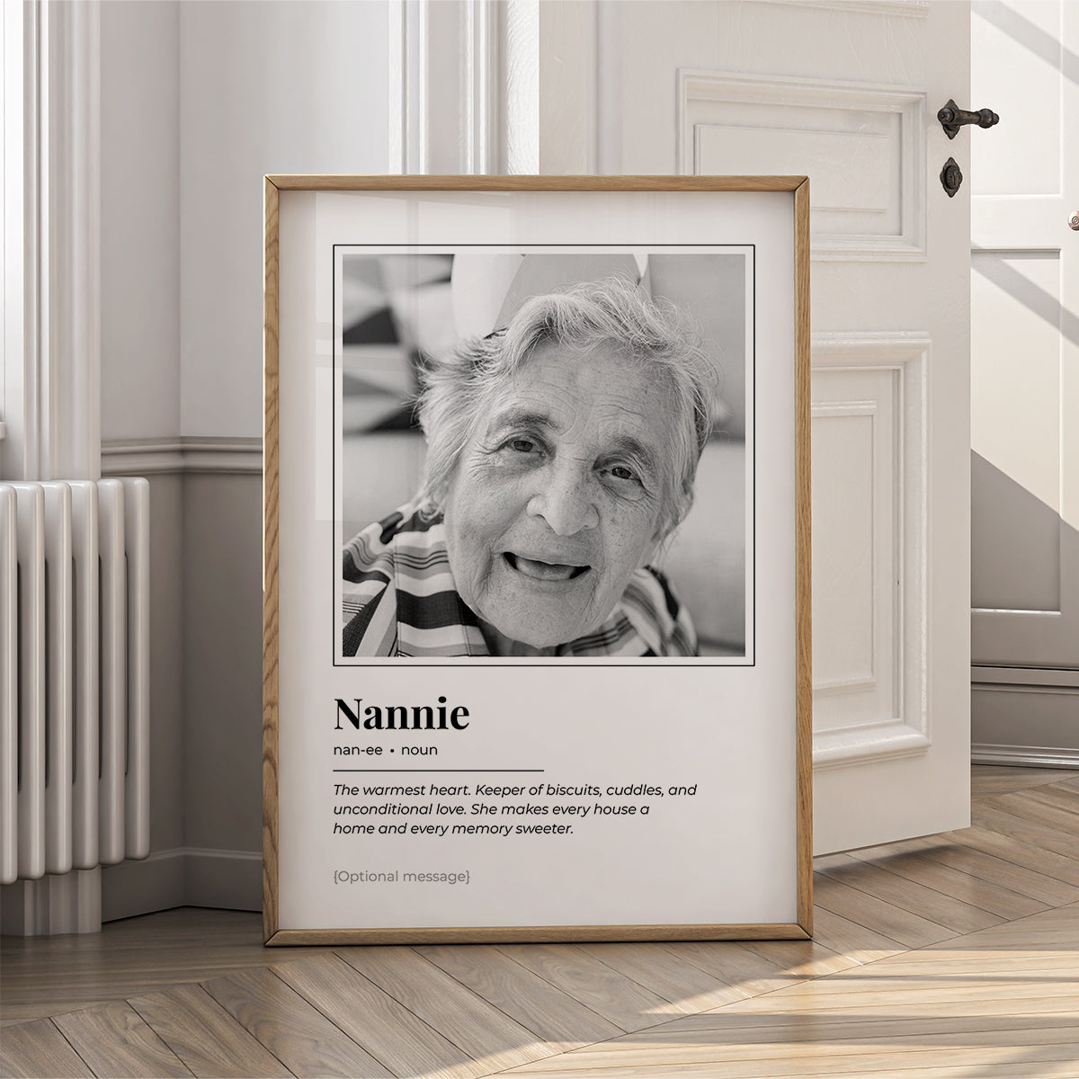 Personalised Wall Art Print for Nannie - Definition Poster - {VARIATION}
