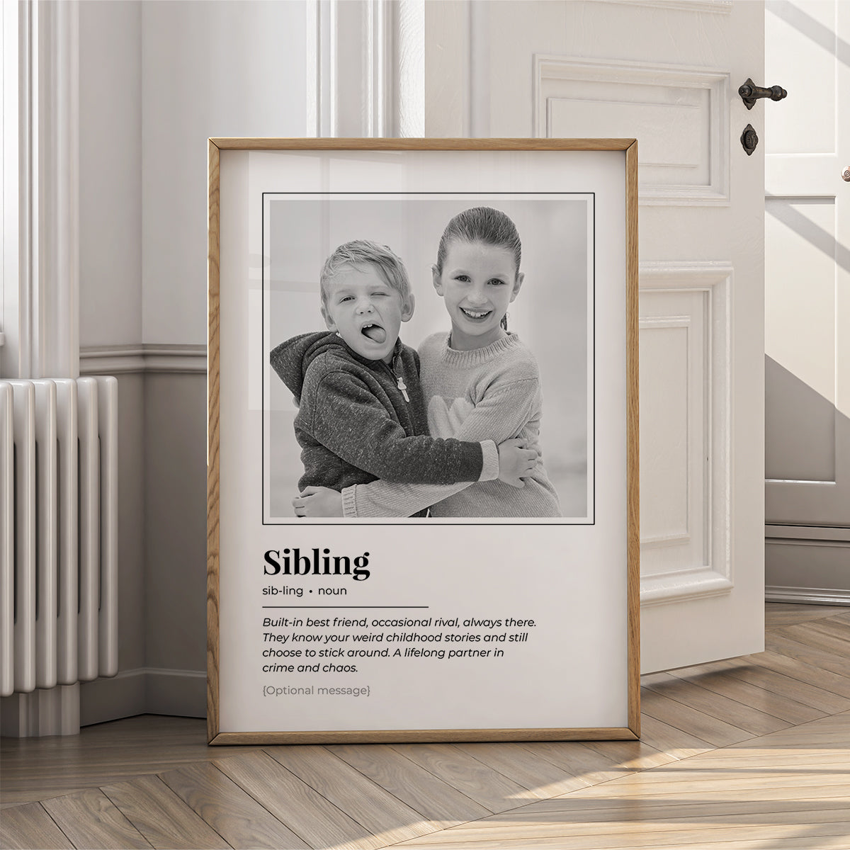 Personalised Wall Art Print for Sibling - Definition Poster - {VARIATION}