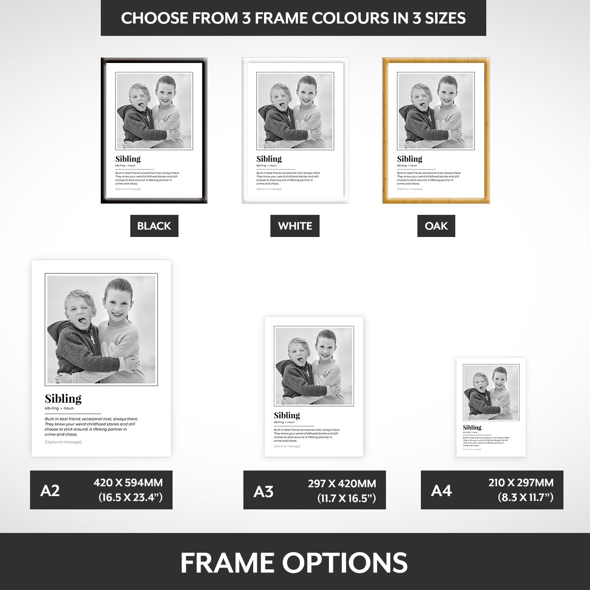 Frame options