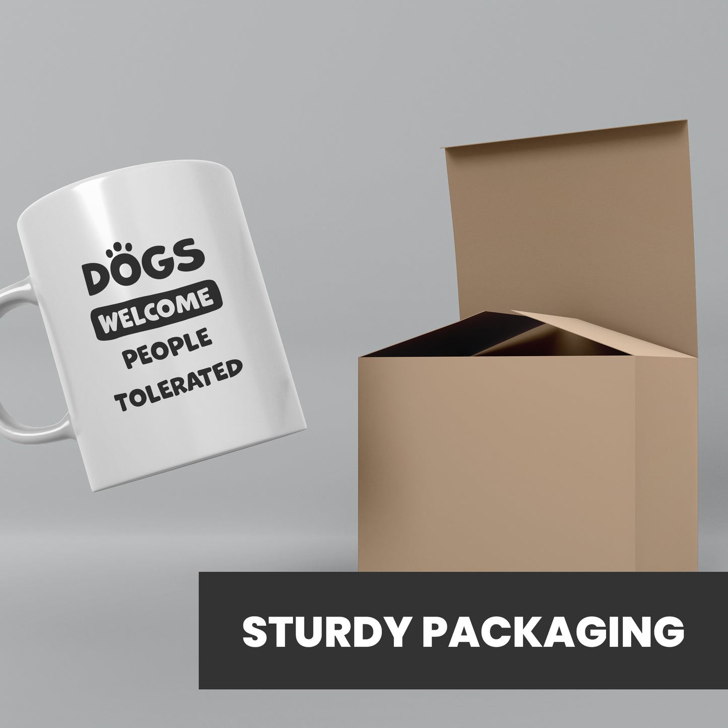 Funny mugs for women dispatched in sturdy packaging