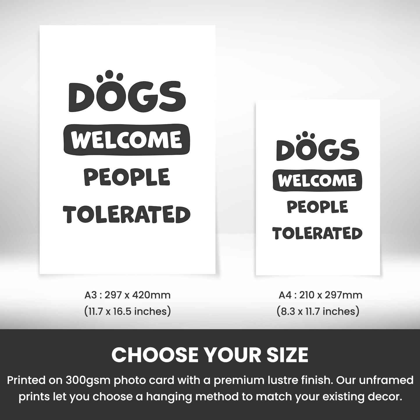 The size of this wall art for hallway and stairs is 7 x 5" when folded