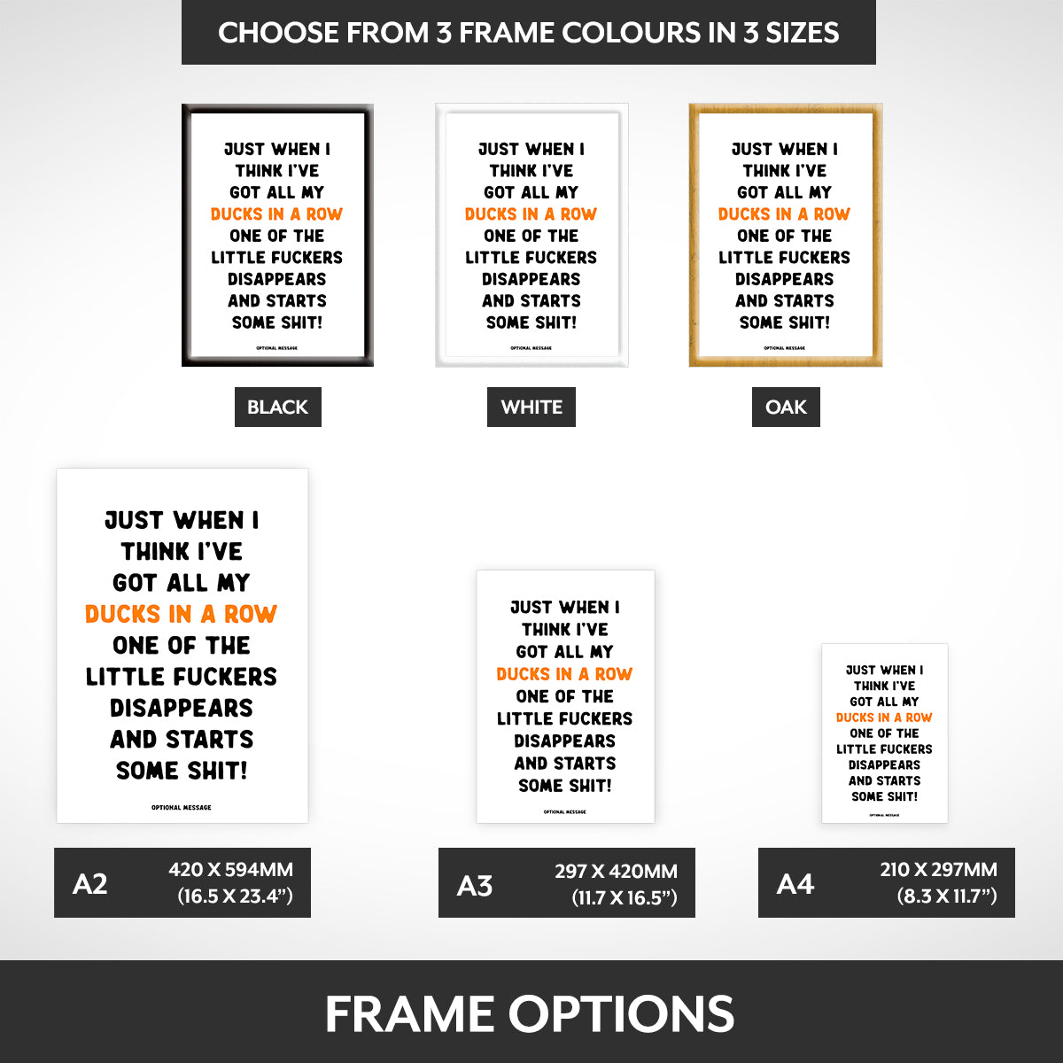 Frame options