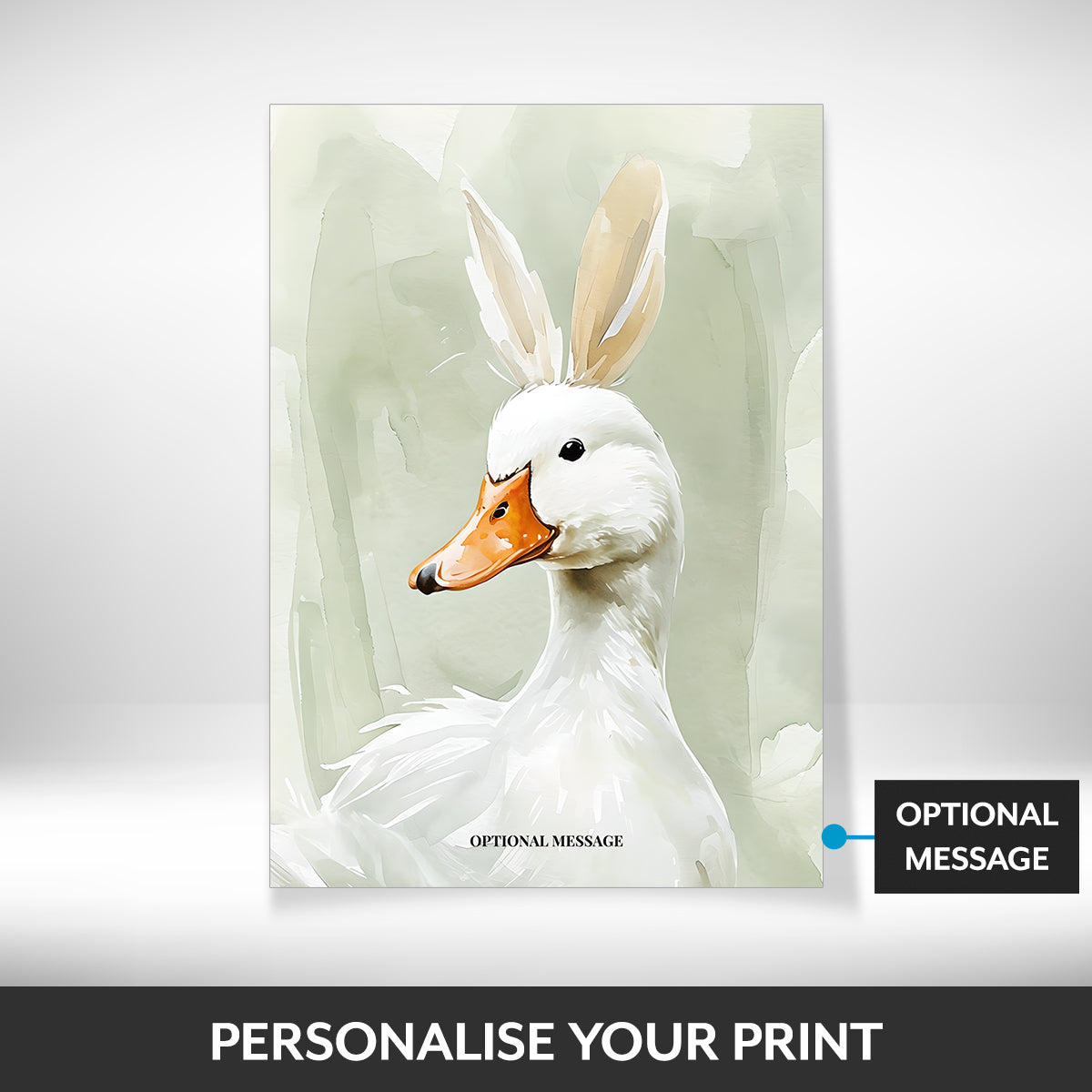 What can be personalised on this spring wall art