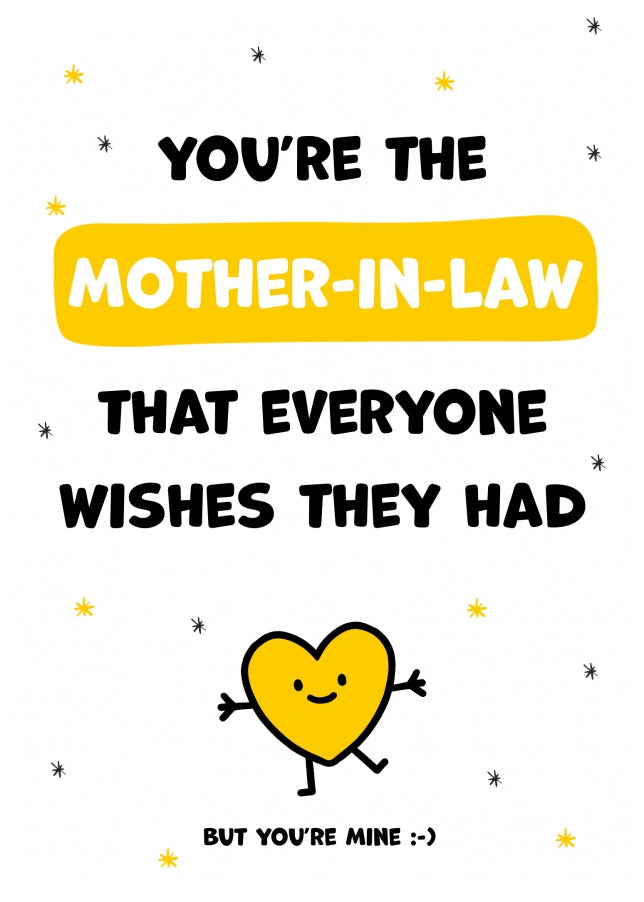 Cute Mother-in-Law Birthday Cards You're the Mum Everyone Wishes