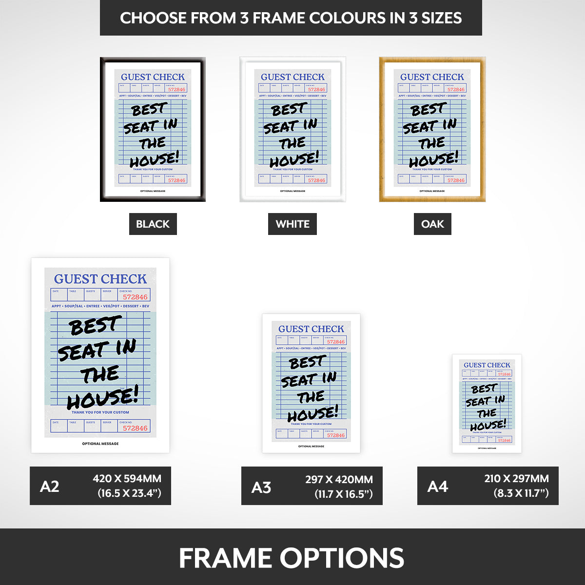 Frame options