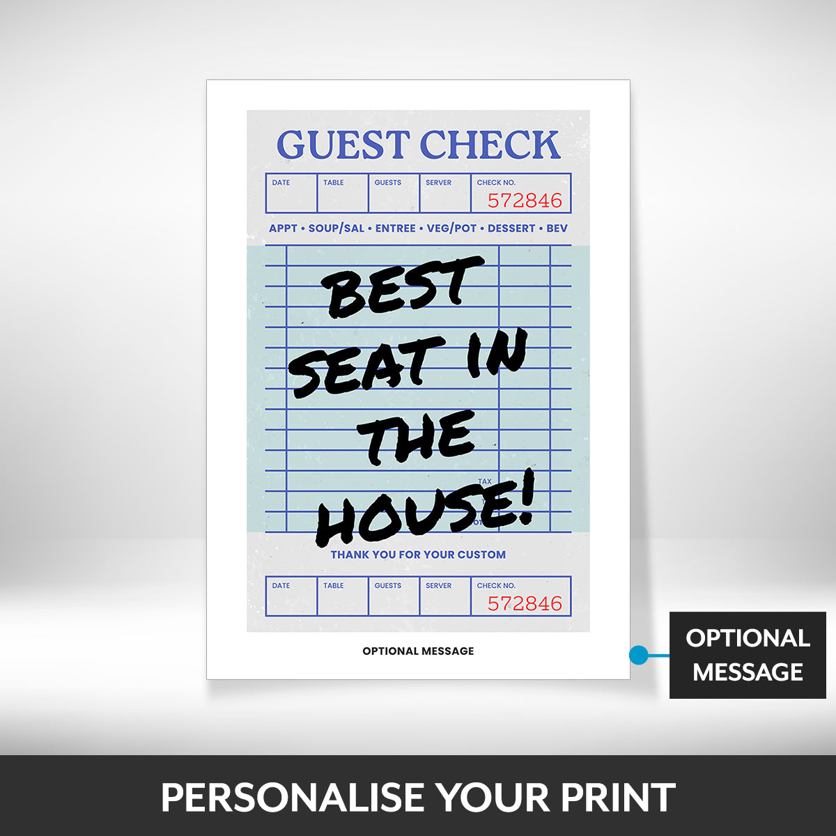 What can be personalised on this pictures for bathroom walls