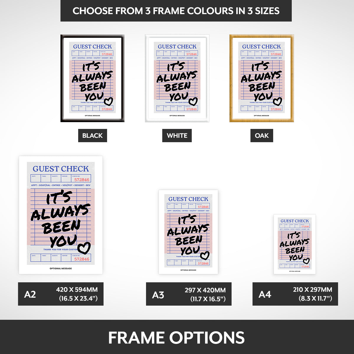 Frame options