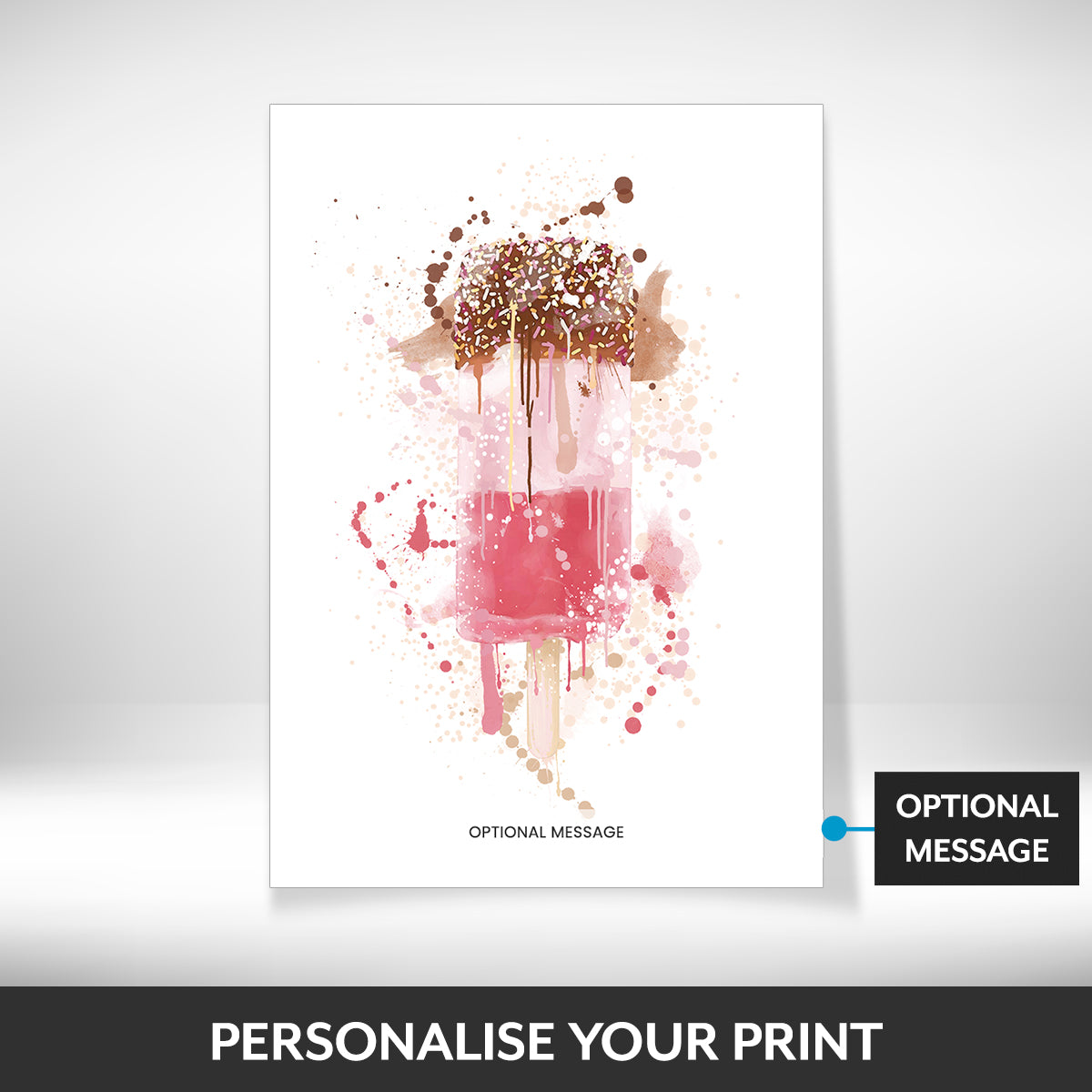 What can be personalised on this pictures for kitchen walls