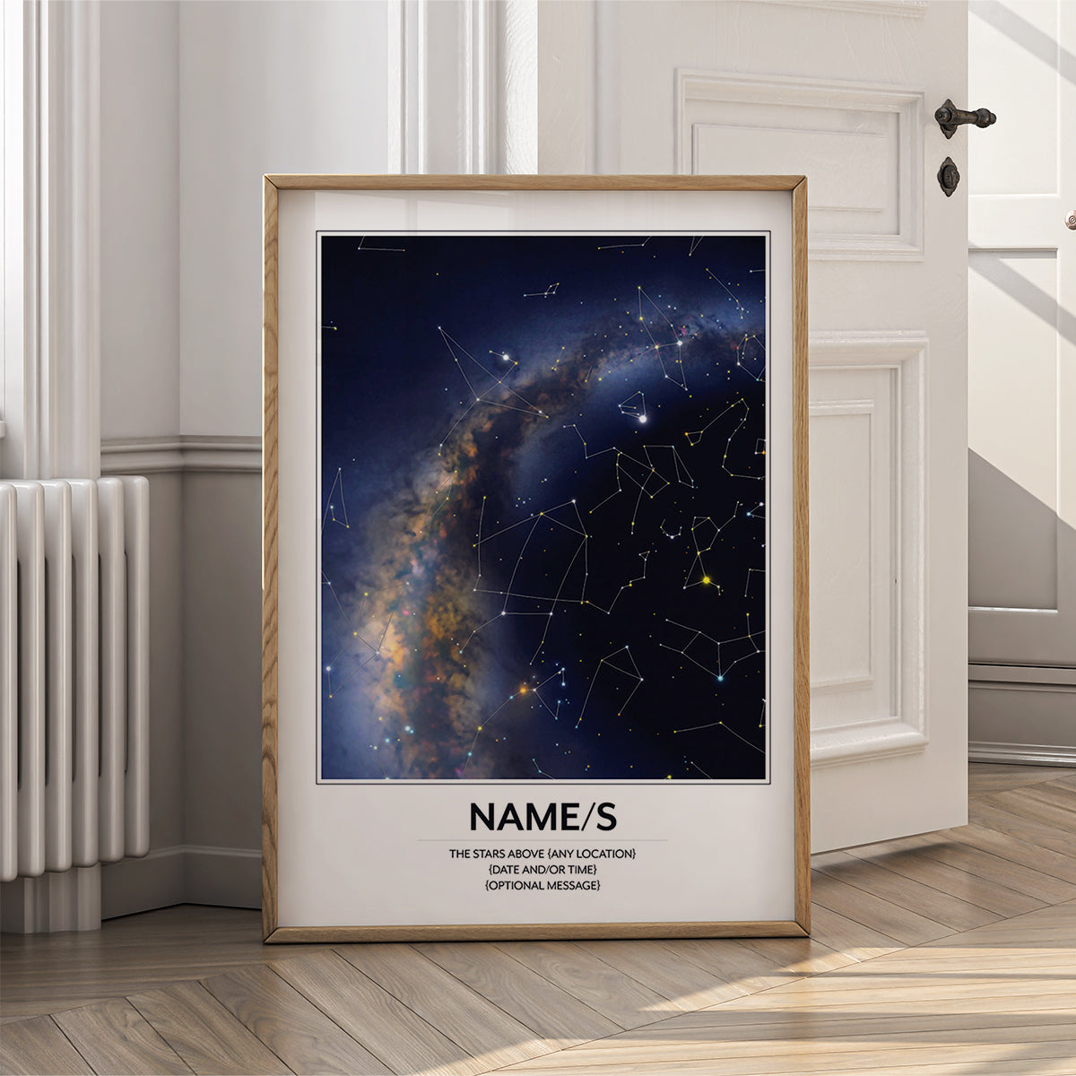 Custom Star Map Poster - Star Constellations and the Night Sky - {VARIATION}