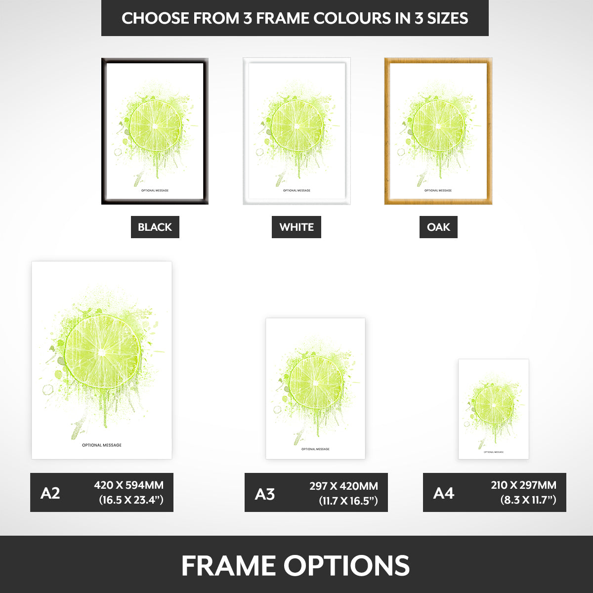 Frame options