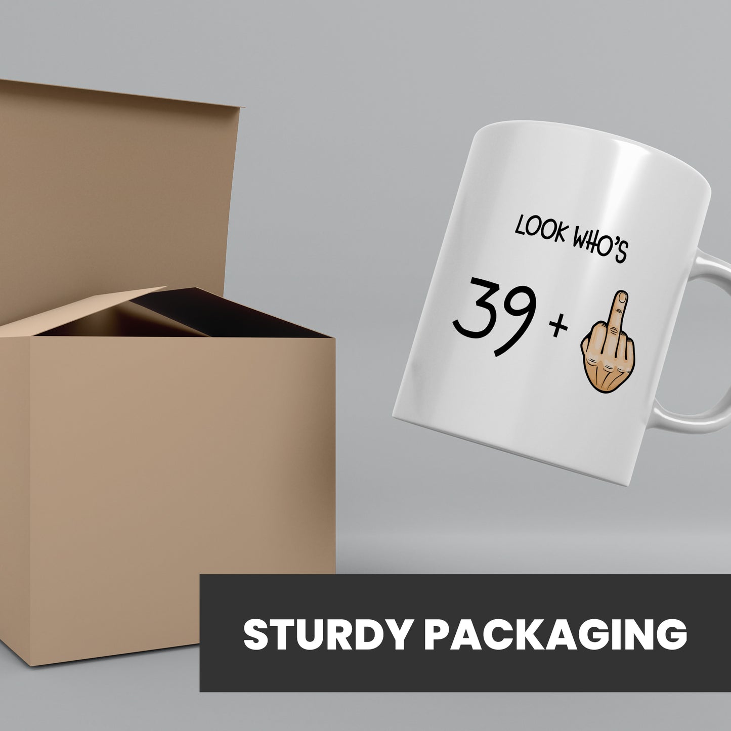 40th birthday gift dispatched in sturdy packaging