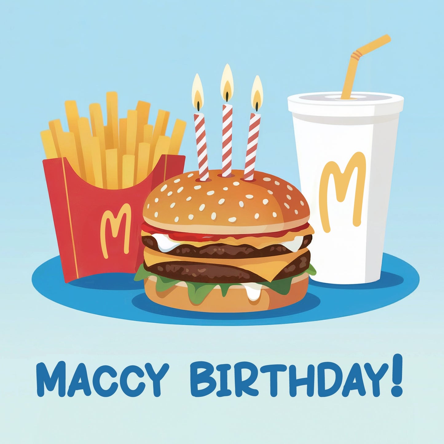 Maccy Birthday - Funny Birthday Cards for Women & Men