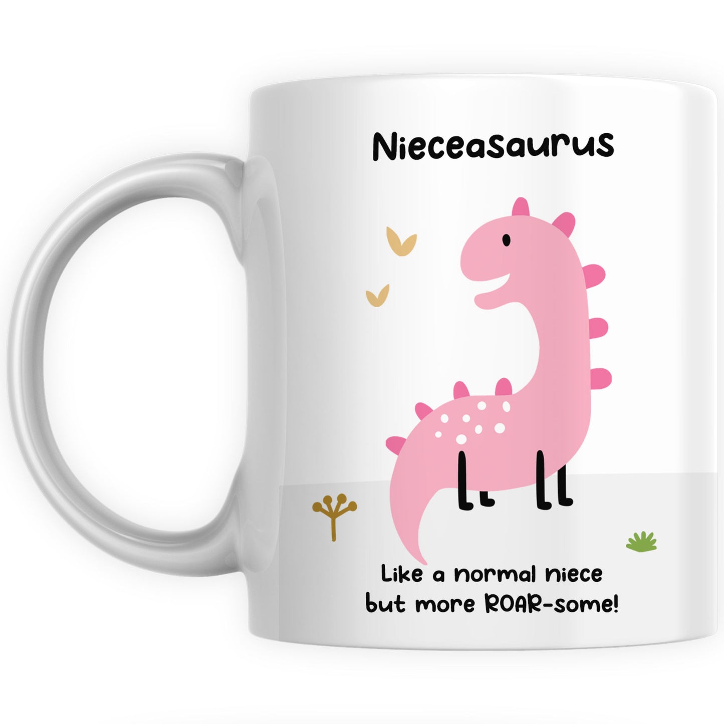 Personalised Nieceasaurus Coffee Mug Gift - Niece Gifts for Birthday or Christmas