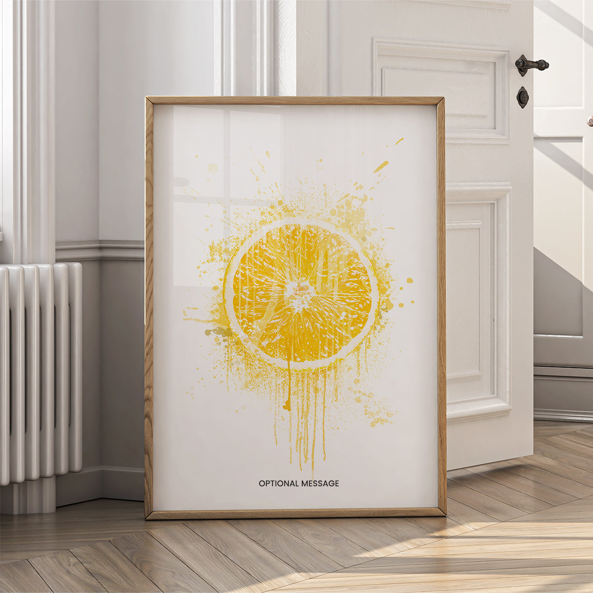 Kitchen Wall Art Decor - Orange - Fruit Food - {VARIATION}