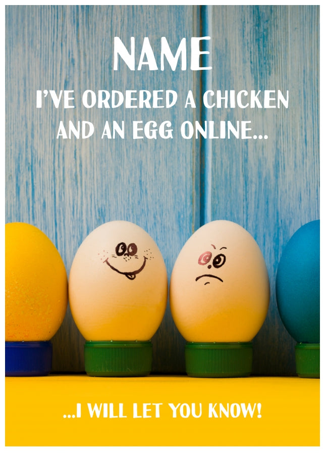 Hilarious Easter Cards for Kids - What Came First, the Chicken or Egg?
