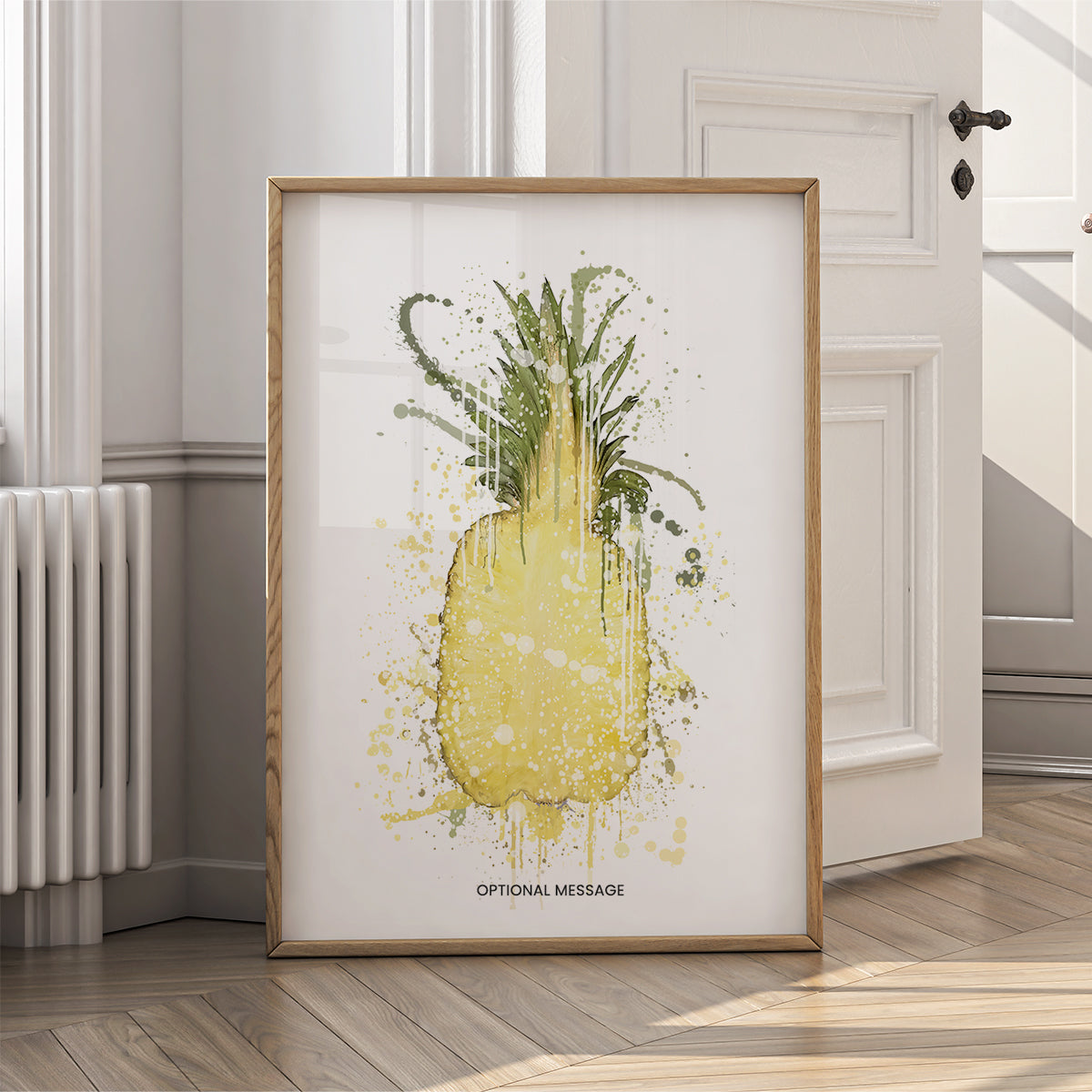 Kitchen Wall Art Decor - Yellow Pineapple - Fruit Food - {VARIATION}