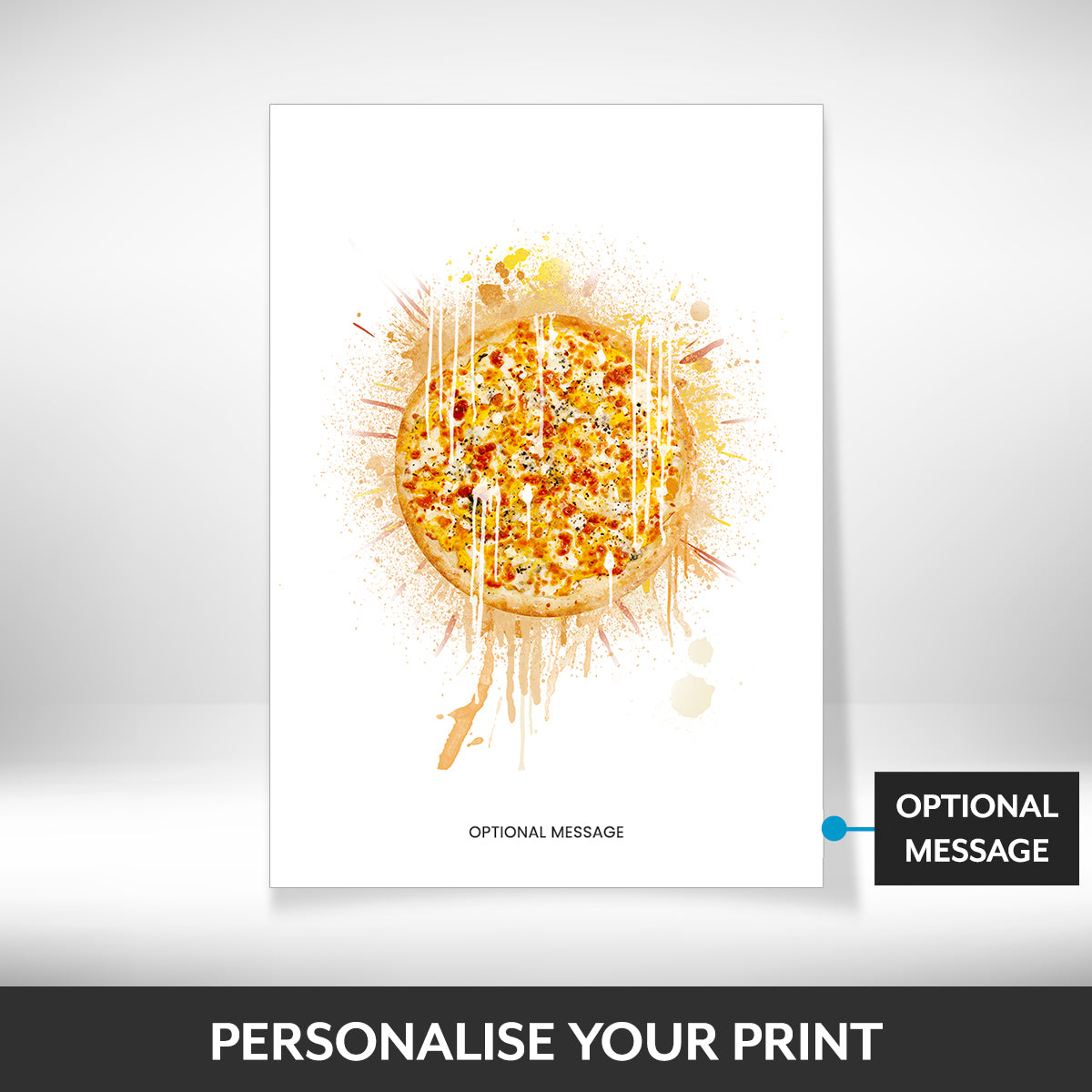 What can be personalised on this pictures for kitchen walls