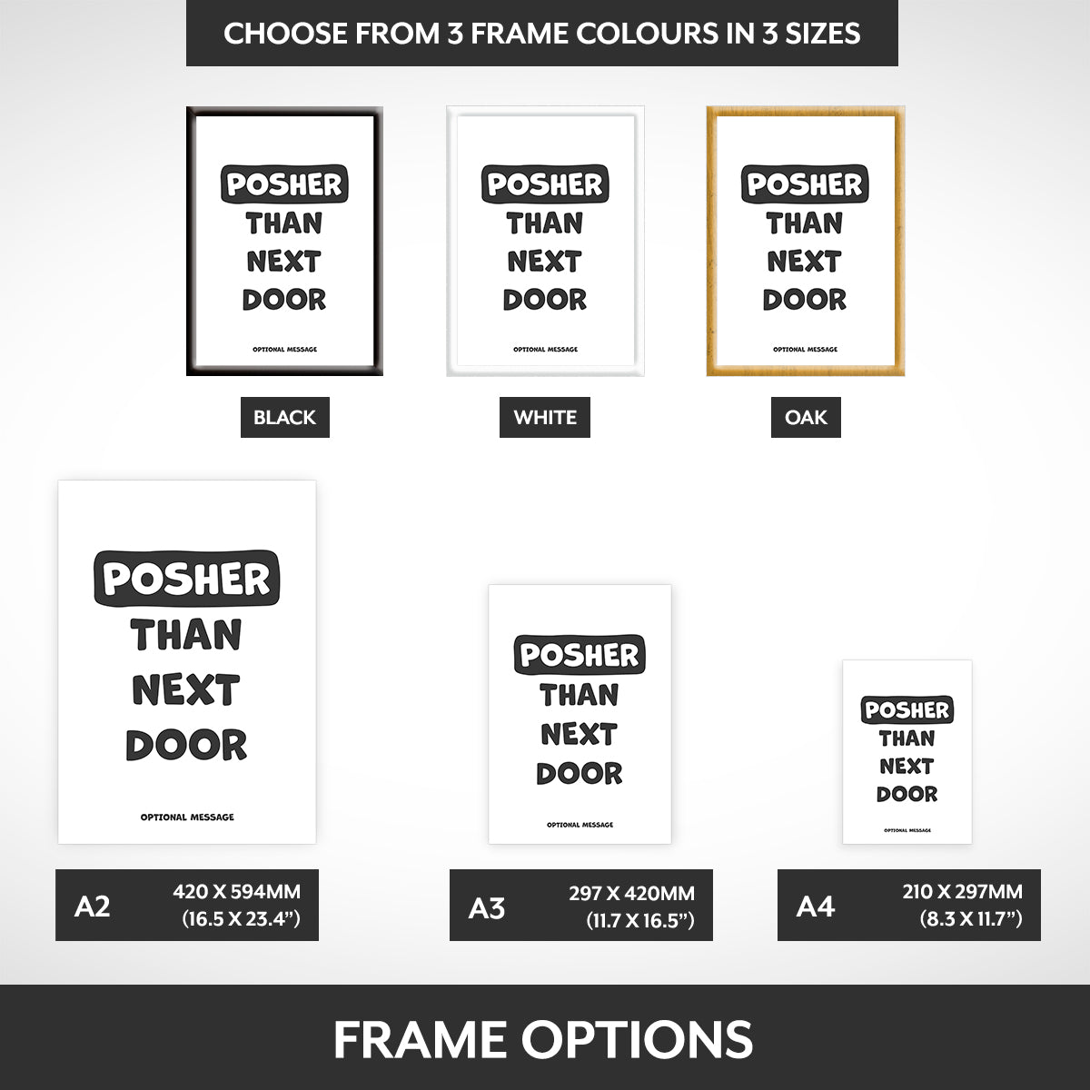 Frame options