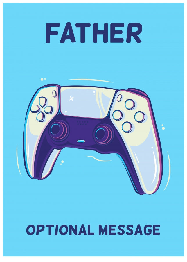 PS5 Controller Card for Father - Birthday / Christmas
