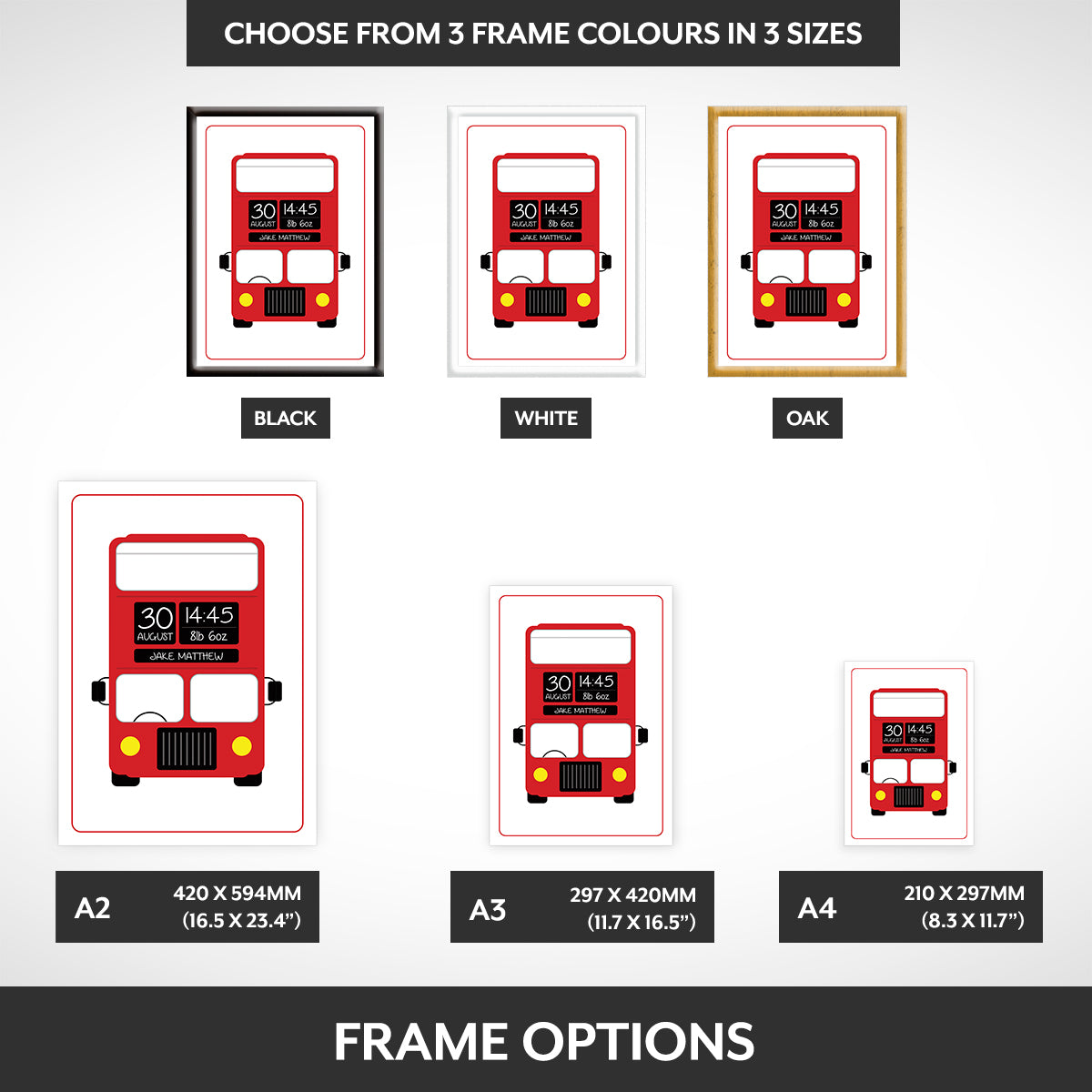 Frame options