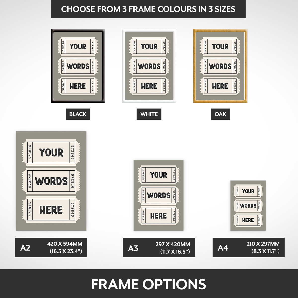 Frame options