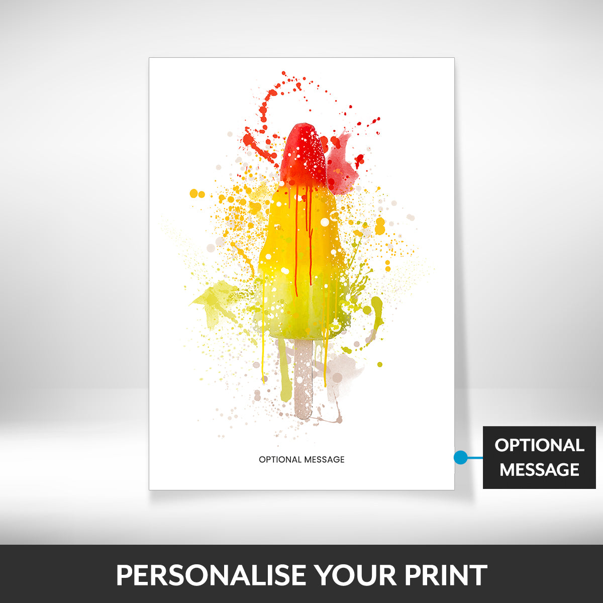 What can be personalised on this pictures for kitchen walls