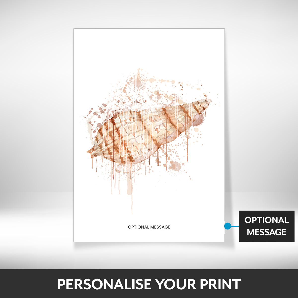 What can be personalised on this pictures for bathroom walls