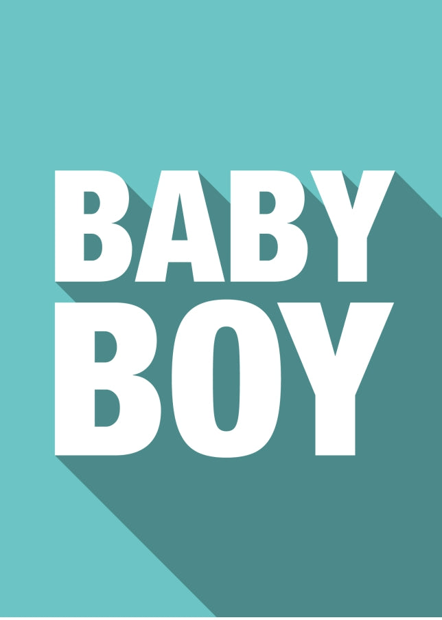 New Baby Boy Card - Congratulations Card for Parents