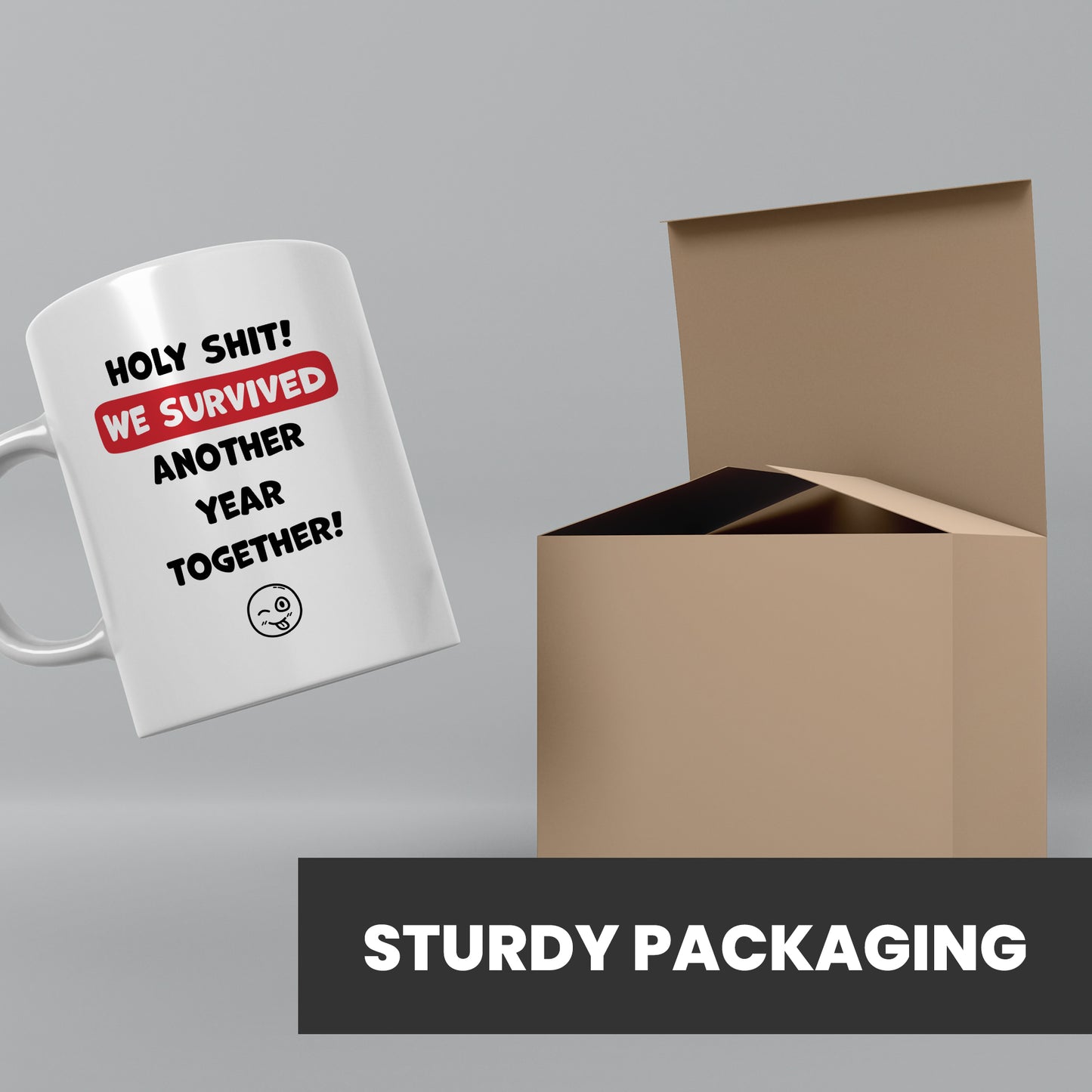 Funny coffee mugs for women dispatched in sturdy packaging