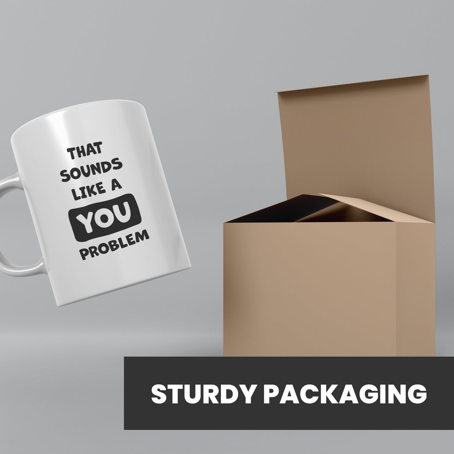 Funny mugs for women dispatched in sturdy packaging