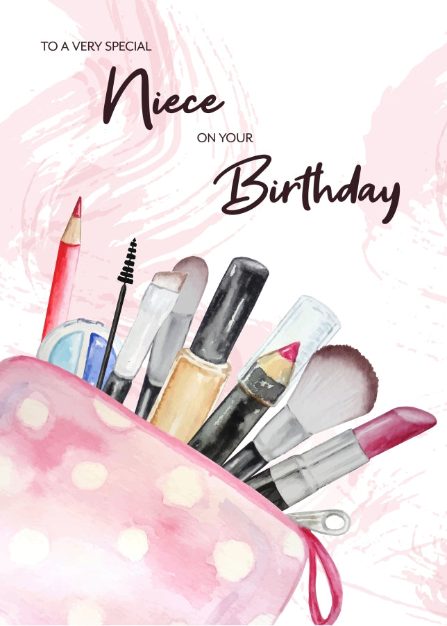 Sweet 16 Birthday Card For Granddaughter, Niece Or Daughter - Personalised Pink Greeting Card With Envelope, Handmade Custom Gift