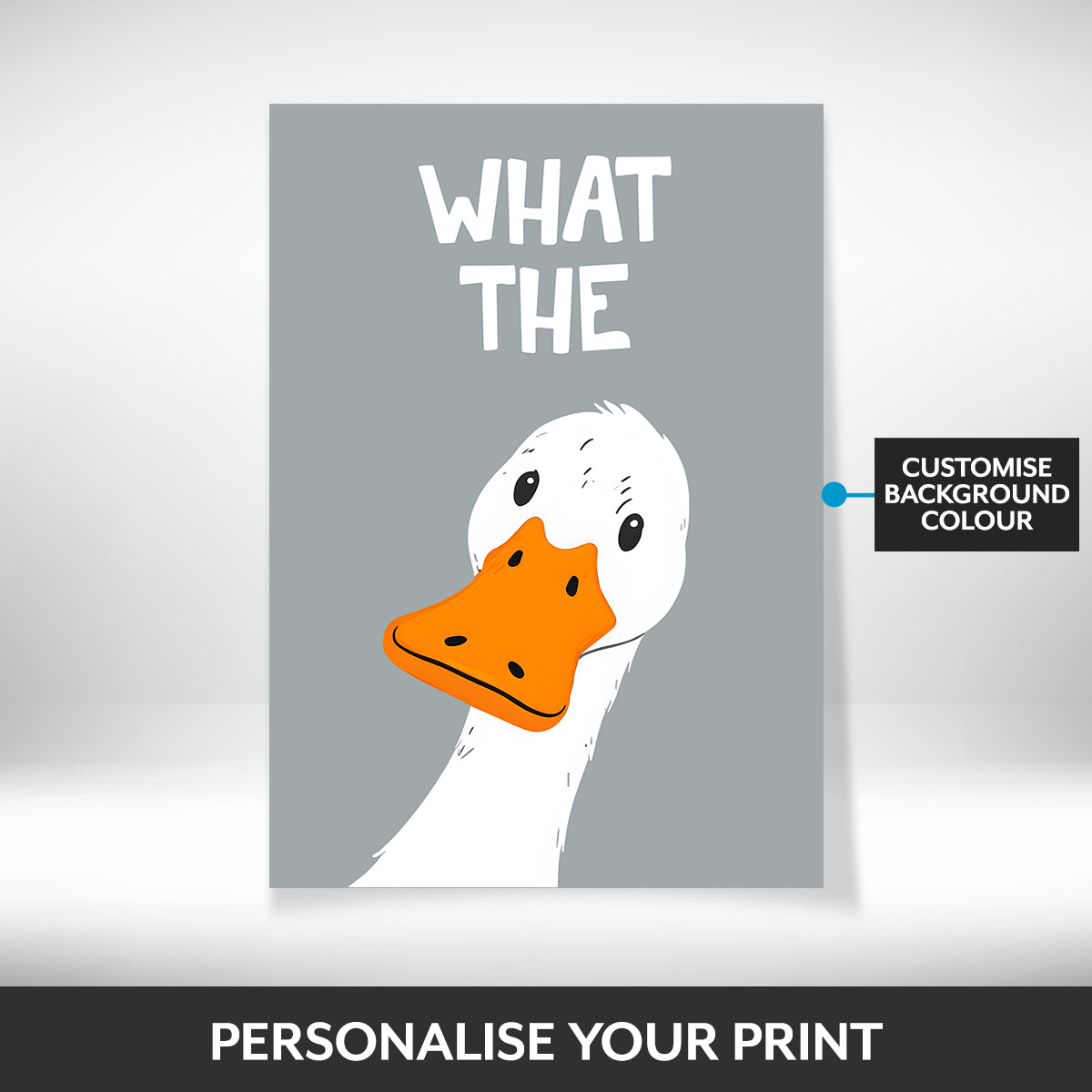 What can be personalised on this spring wall art