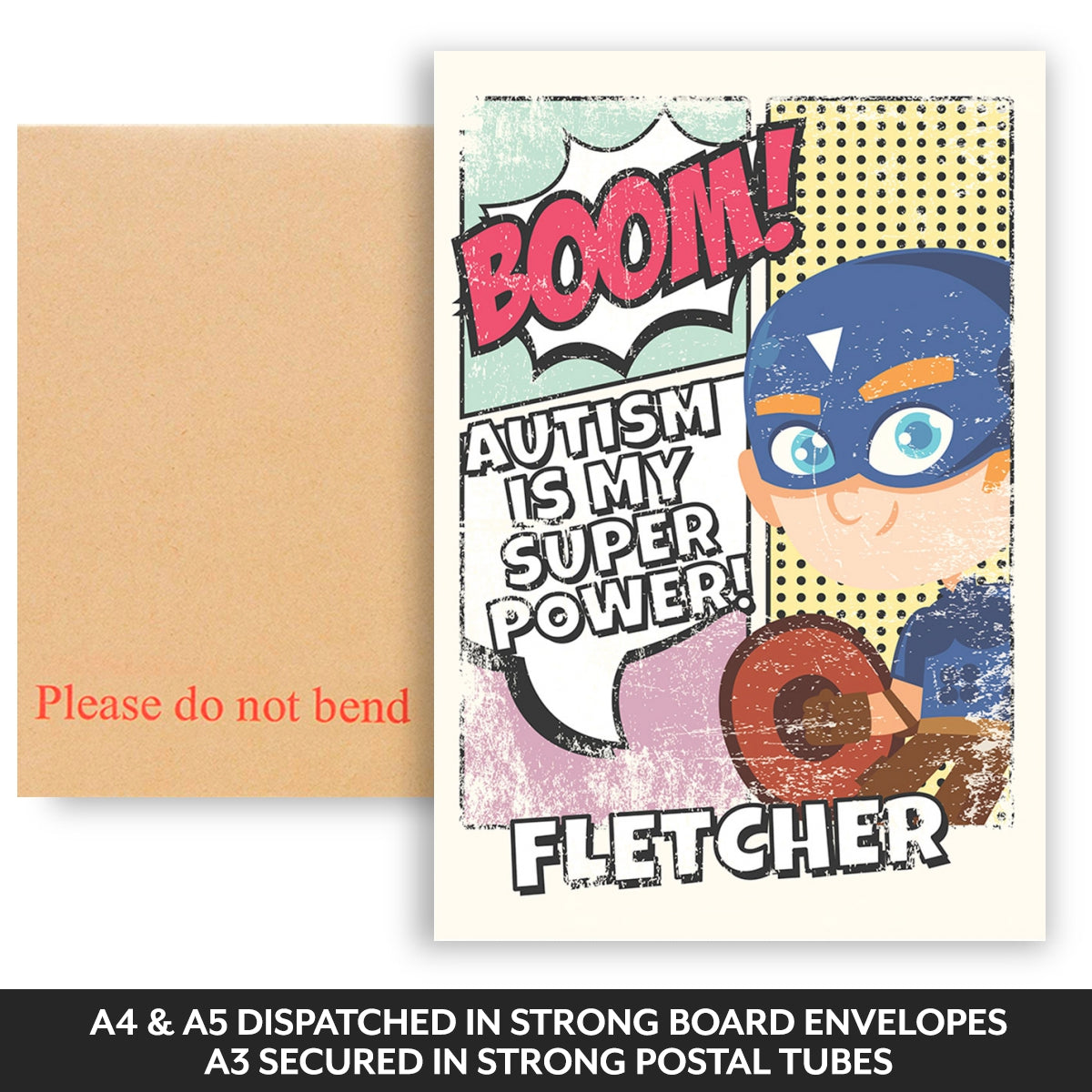 Dispatched in strong board backed envelopes