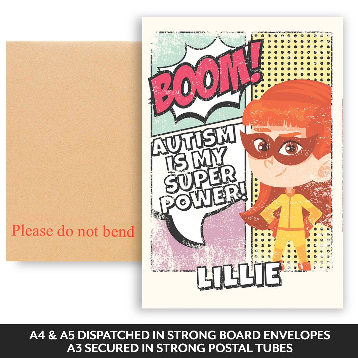 Dispatched in strong board backed envelopes