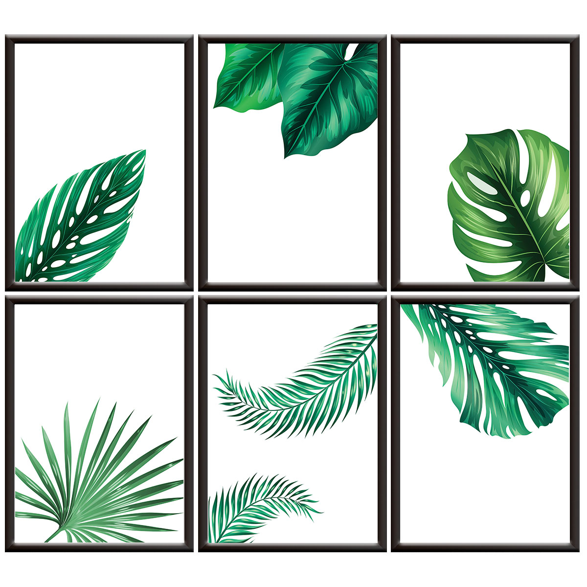 6 Green Botanical Posters and Natural Aesthetic Room Decor for you Home