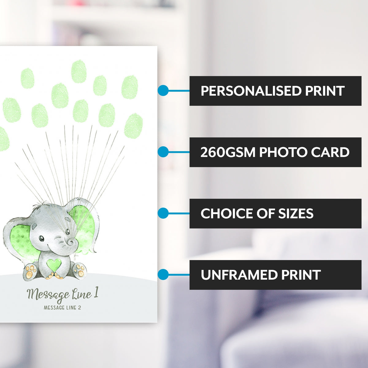 Main features of this fingerprint print